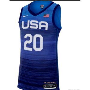 Nike Team USA Olympic Vaporknit Basketball Jersey Size S 40 CT6562-451 NEW